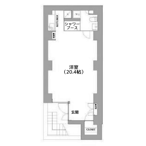 エスセナーリオ虎ノ門 - 間取り図