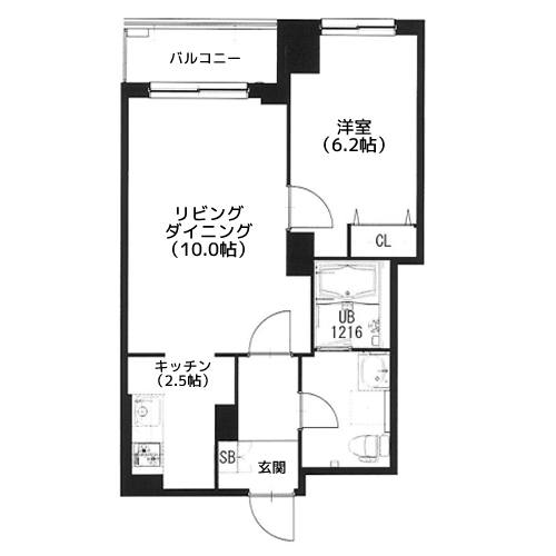 エスティメゾン都立大学 - 間取り図