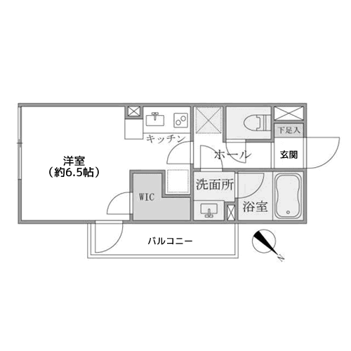 エヴァートリベロ上池台 - A-1タイプ・間取り図