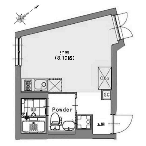 EXAM不動前 Cタイプ - 間取り図