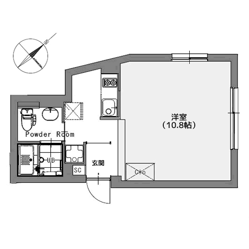 EXAM不動前 - 間取り図