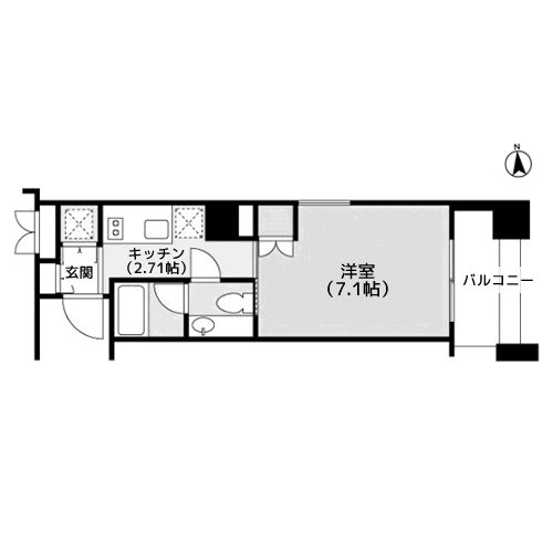 fino JIYUGAOKA - Eタイプ 間取り図