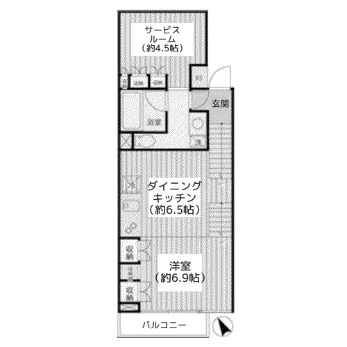 FLEG自由が丘EL - 間取り図
