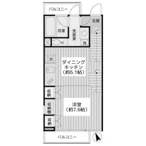 FLEG自由が丘EL - 間取り図