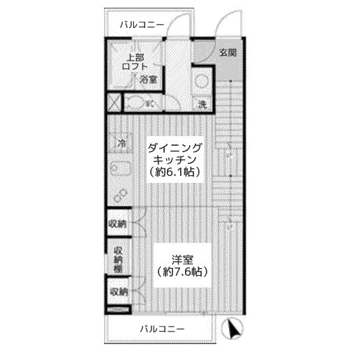 FLEG自由が丘EL - 間取り図