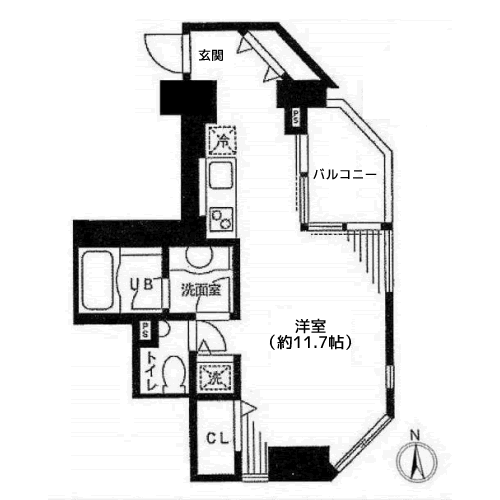 FLEG自由が丘 - 間取り図