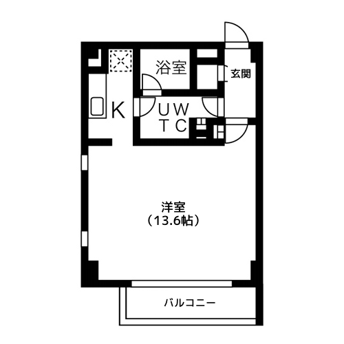 フレッグ目黒平町 - 間取り図