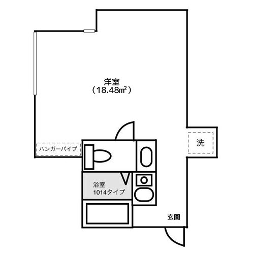 フォレスタ雪谷 - 間取り図