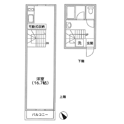 F・S南青山 - 間取り図