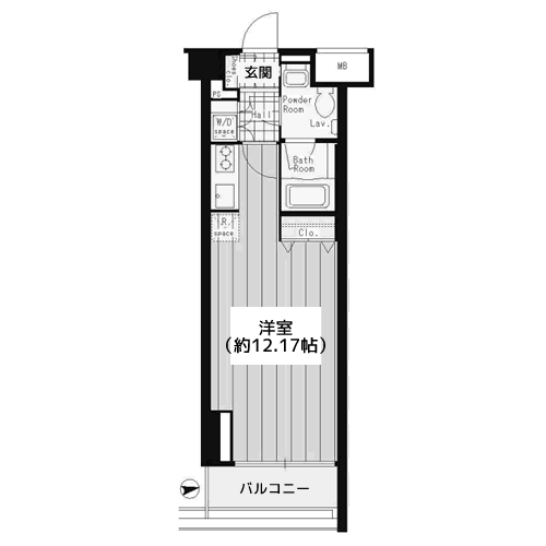二葉アパートメント - 間取り図