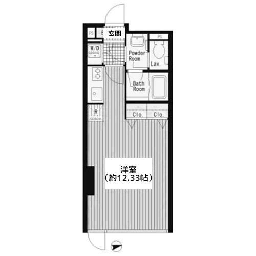 二葉アパートメント - 間取り図