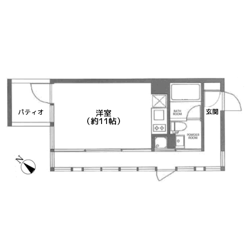 G-FLAT - Bタイプ 間取り図