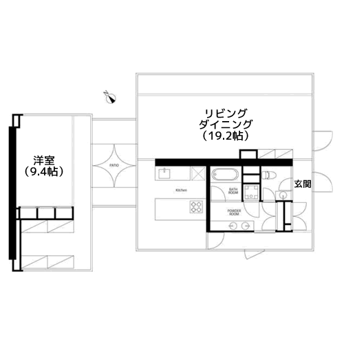 G-FLAT - 間取り図
