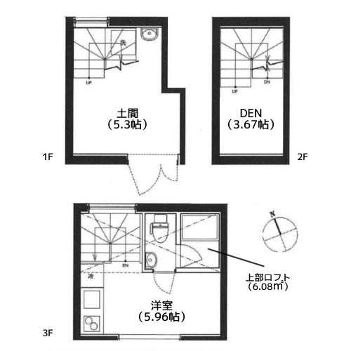 ガレージスペック武蔵小山 - 間取り図
