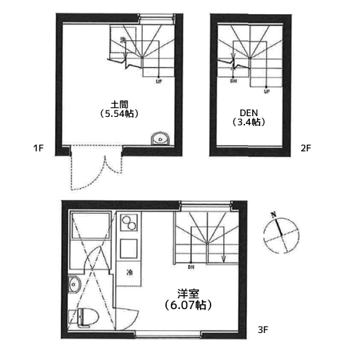 ガレージスペック武蔵小山 - 間取り図