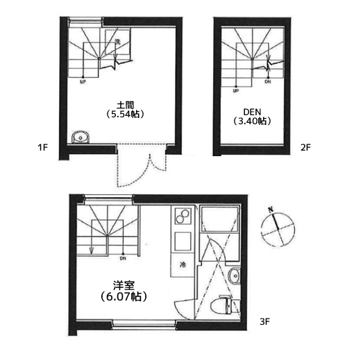 ガレージスペック武蔵小山 - 間取り図