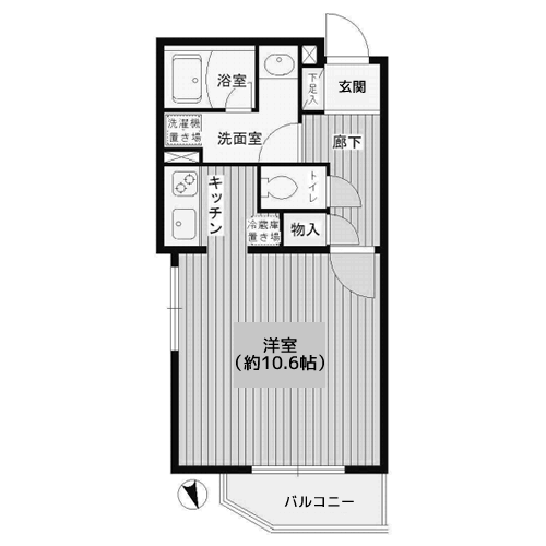 ジーリョ自由が丘 - 間取り図