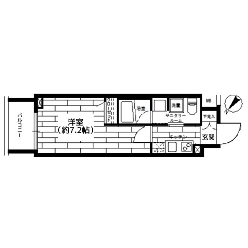 グランドコンシェルジュ蒲田 - 間取り図