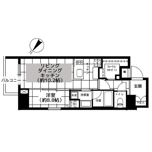グランドコンシェルジュ蒲田 - 間取り図