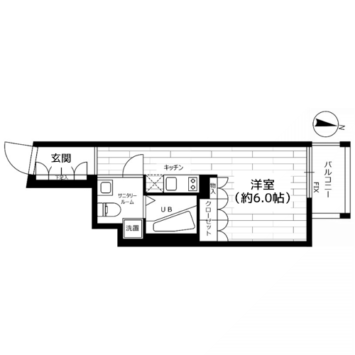 グランドコンシェルジュ都立大学 - 間取り図