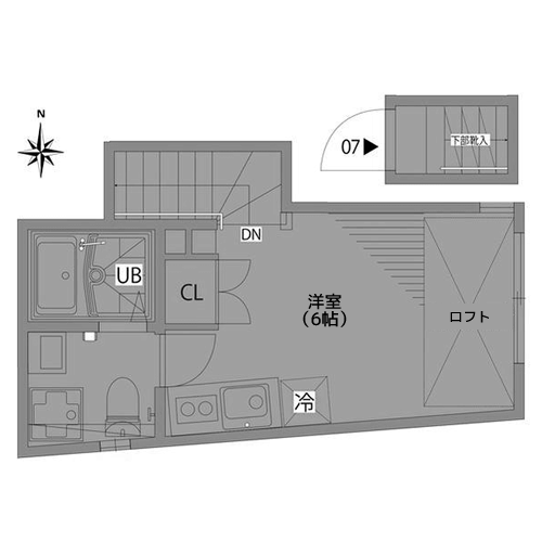グランエッグス品川中延 - 間取り図