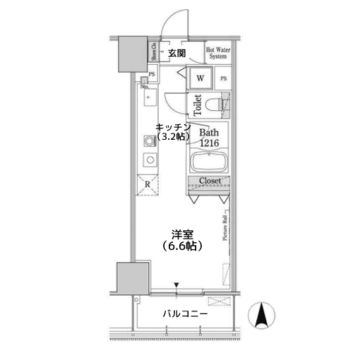グランドゥール代々木大山 - 間取り図