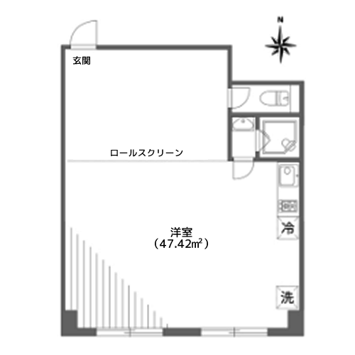 グランヒルズ西新宿 - 間取り図