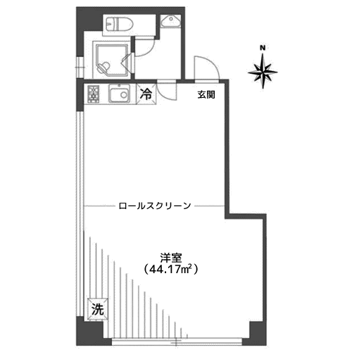 グランヒルズ西新宿 - 間取り図