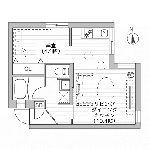 GranDuo 等々力 - 間取り図