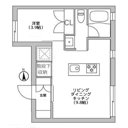 GranDuo等々力 - 間取り図
