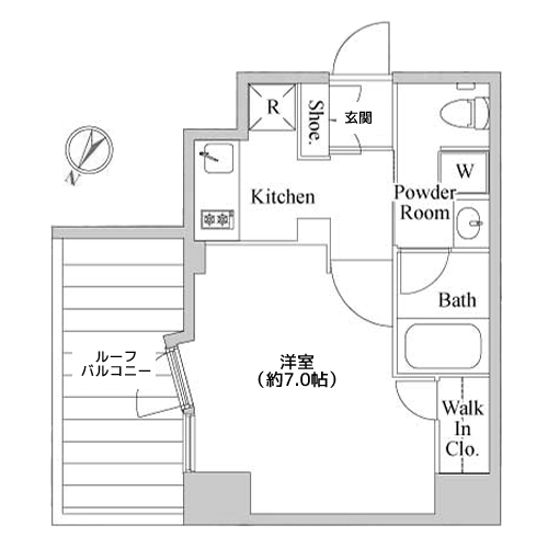 グランパセオ巣鴨 - 間取り図