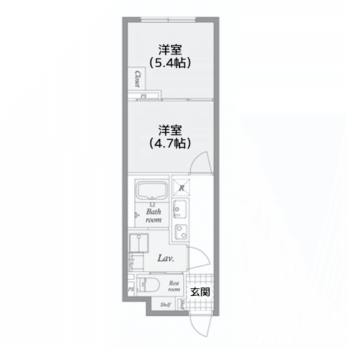 GRAN PASEO 等々力 - 間取り図