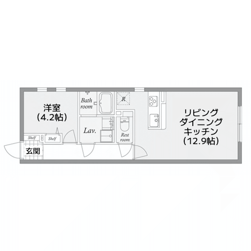 GRAN PASEO 等々力 - 間取り図