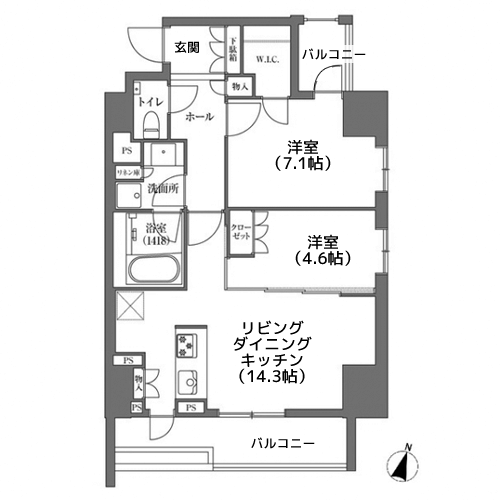 HAMACHO APARTMENTS - 間取り図