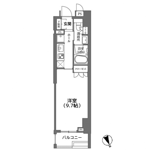 HAMACHO APARTMENTS - 間取り図