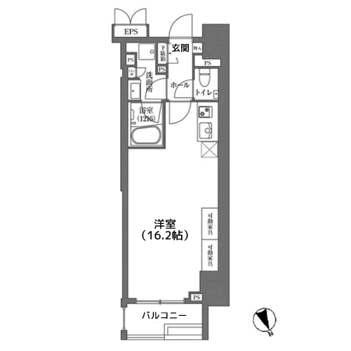 HAMACHO APARTMENTS - 間取り図