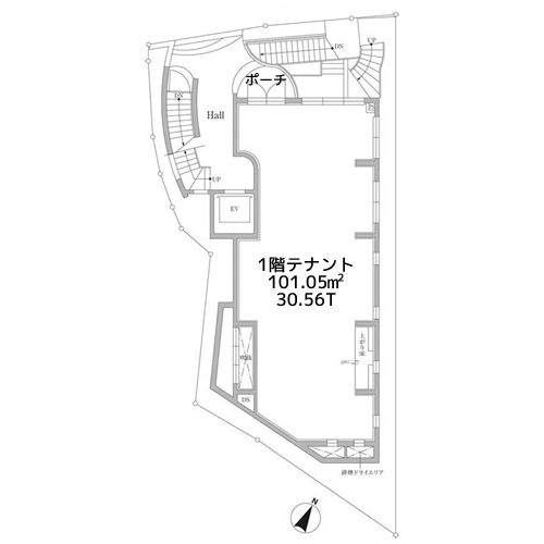 ヒルポイント元麻布 - 事業用・間取り図