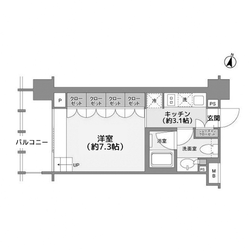 イクサージュ目黒 - 間取り図
