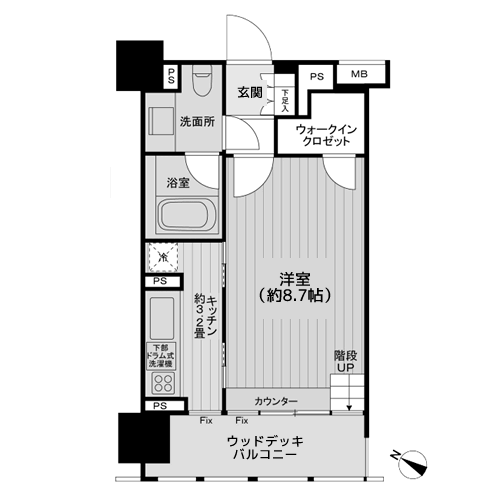 イクサージュ目黒 - 間取り図