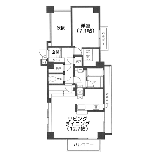 イイダアネックス 9 - 間取り図