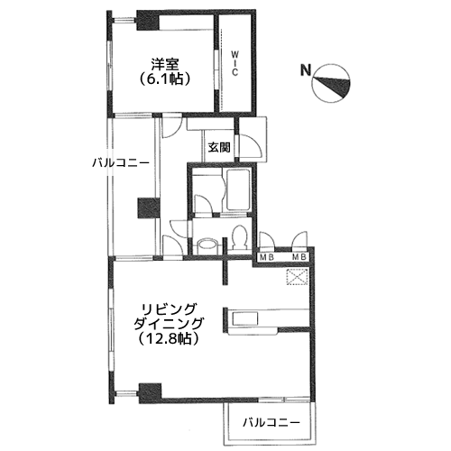 イイダアネックス9 - 間取り図