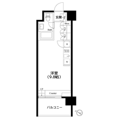 イプセ学芸大学 - 間取り図