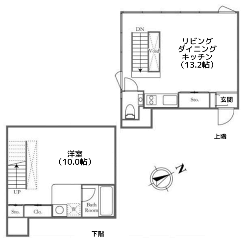 イソラ中目黒 - 間取り図