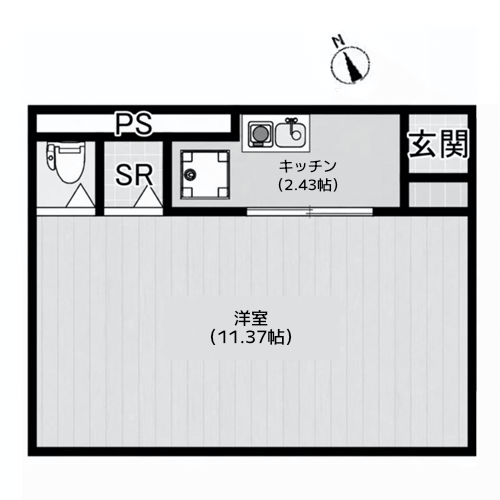 イソラ中目黒 - 間取り図
