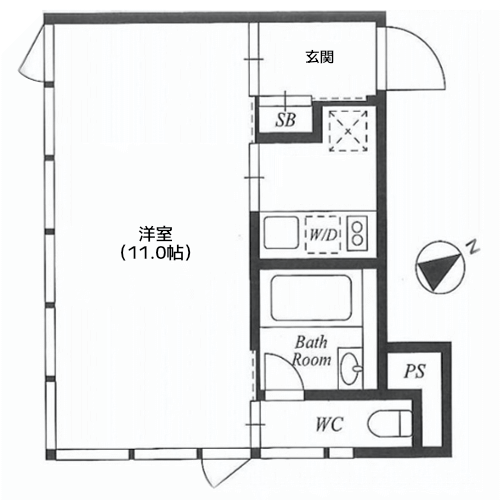 イソラ中目黒 - 間取り図
