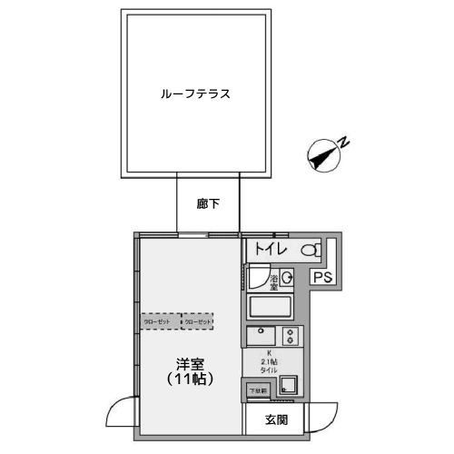 イソラ中目黒 - 間取り図