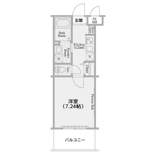 JM高輪レジデンス - 間取り図