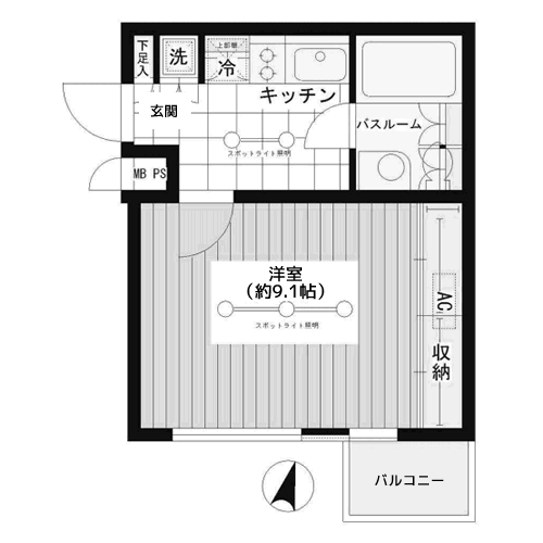 JOYCE広尾 - 間取り図