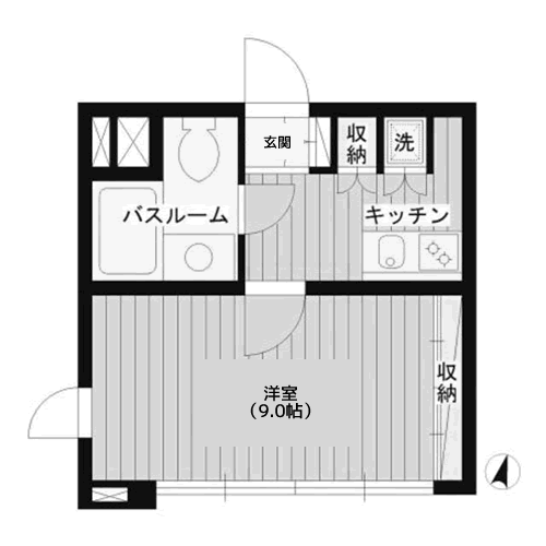 JOYCE広尾 - 間取り図