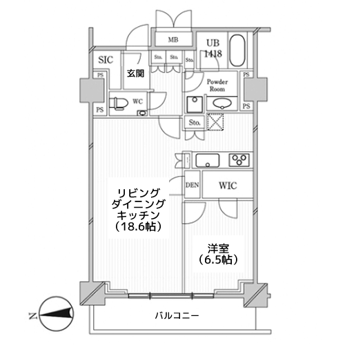 JP noie恵比寿西 - 間取り図